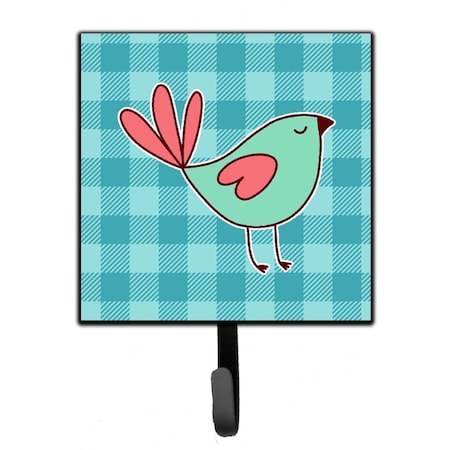Jensendistributionservices Bird on Blue Plaid Leash or Key Holder MI1715219